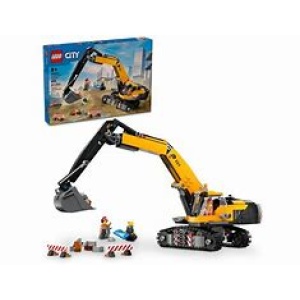 60420 Yellow Construction Excavator