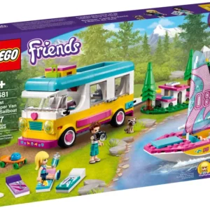 FOREST CAMPER VAN AND SAILBOAT