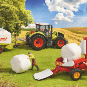 Bruder Round Bale Wrapper & Ba