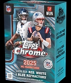 Topps Chrome NFL Value Box 2025