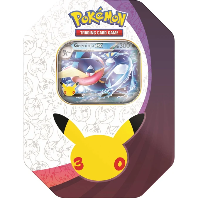 Pokémon TCG: ex Tin - Greninja or sylveon assorted - 30th Celebration